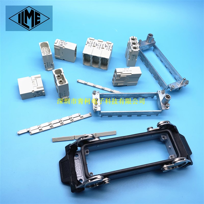 ILME组合式重载连接器气动模块电气一体插头 12芯3芯6芯 CX 03 P - 图1