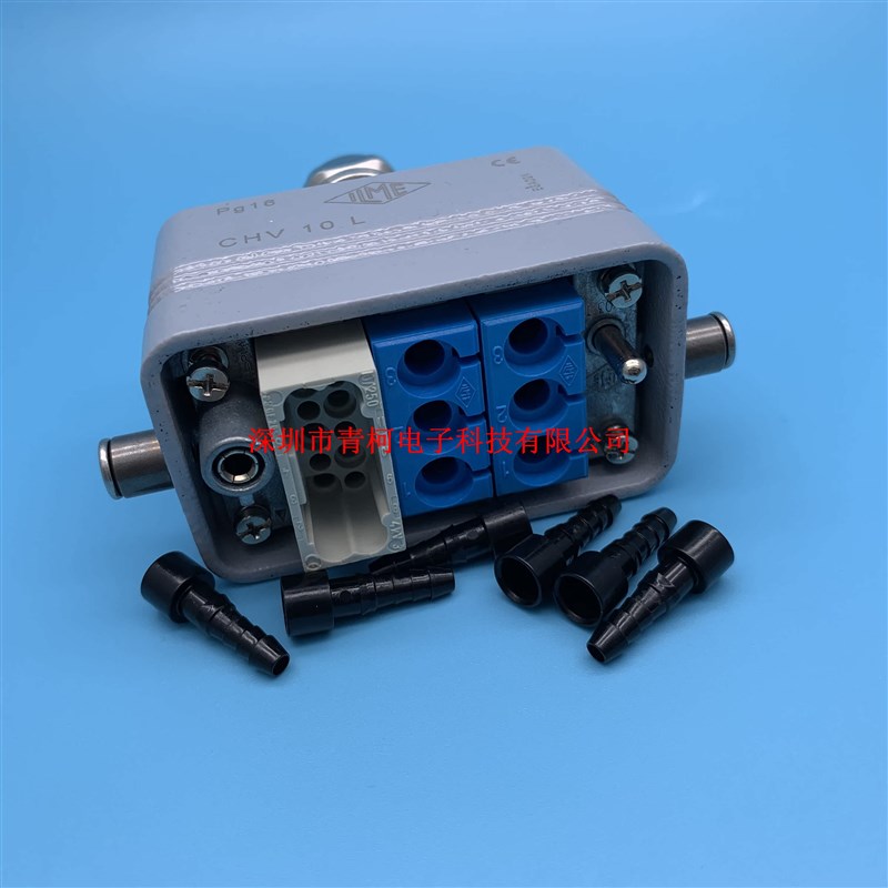 ILME组合式重载连接器气动模块电气一体插头 12芯3芯6芯 CX 03 P - 图0