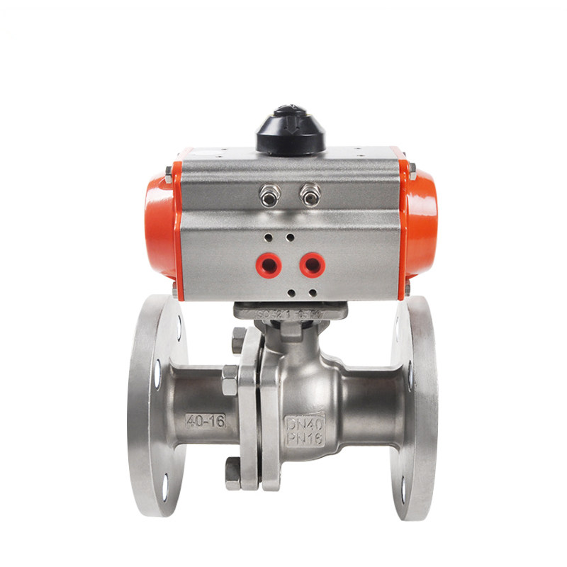 304气动不锈钢法兰球阀高温球阀Q641F-16P高平气动阀门气动切断阀 - 图3