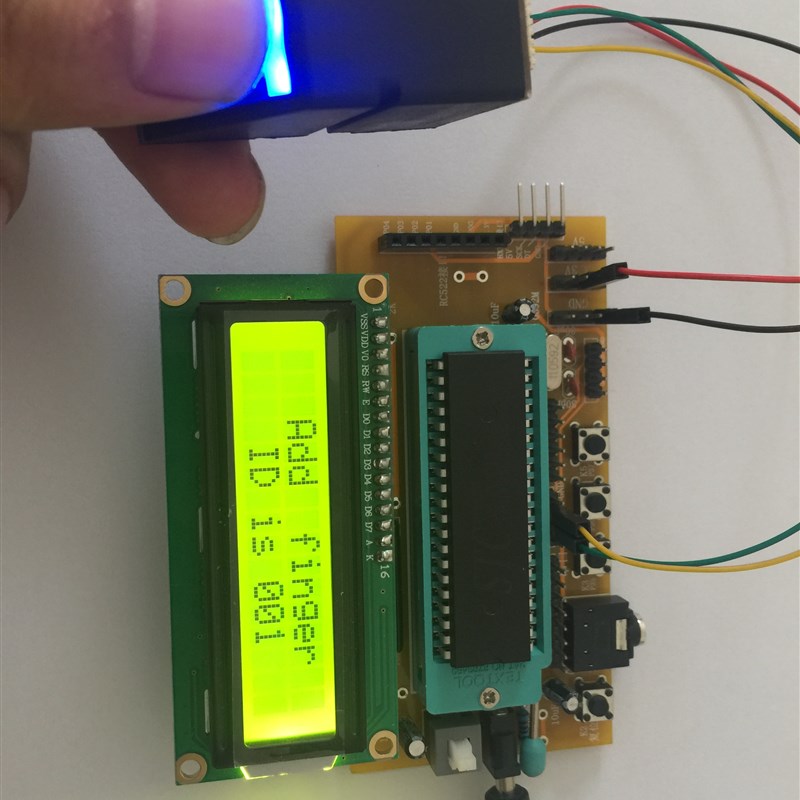 AS608 optical fingerprint recognition module STM32 51 microcontroller board attendance access control development/fingerprint collection