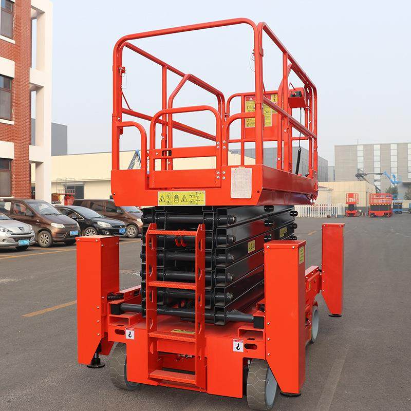 液压剪叉移动升降平台一键调平升降车交叉式工地用升降机举升机,淘宝优惠券,粉丝福利购,淘宝优惠卷