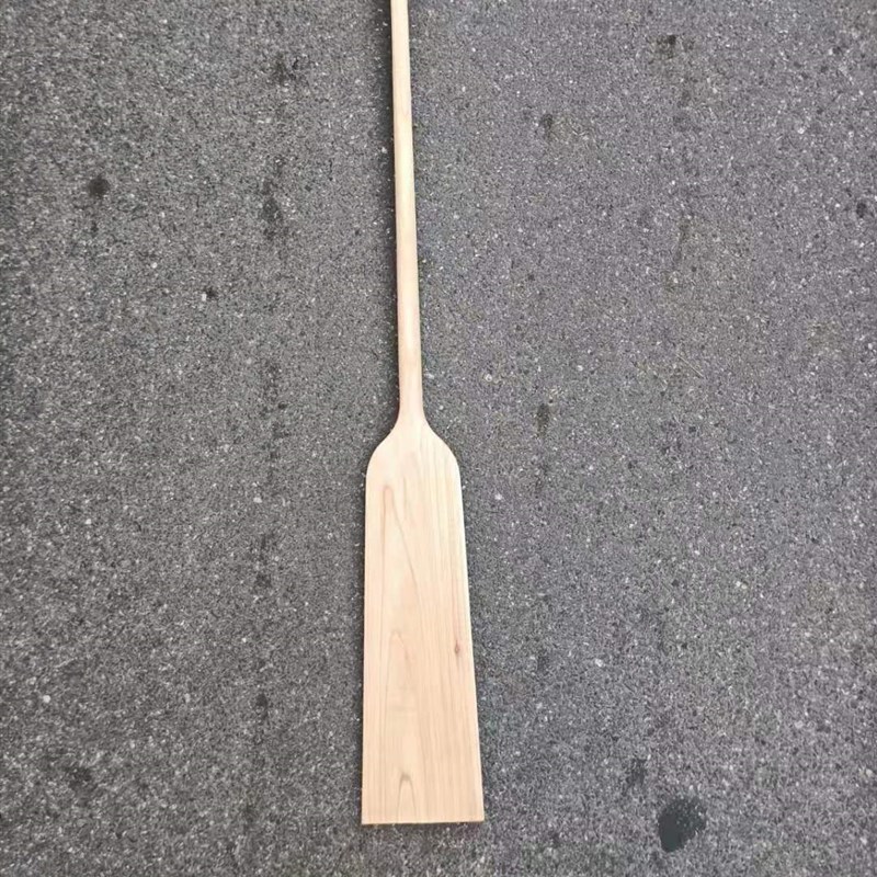 超轻龙舟桨杉木船桨划水表演实木民间传统比赛圆角道具装饰可定做 - 图0