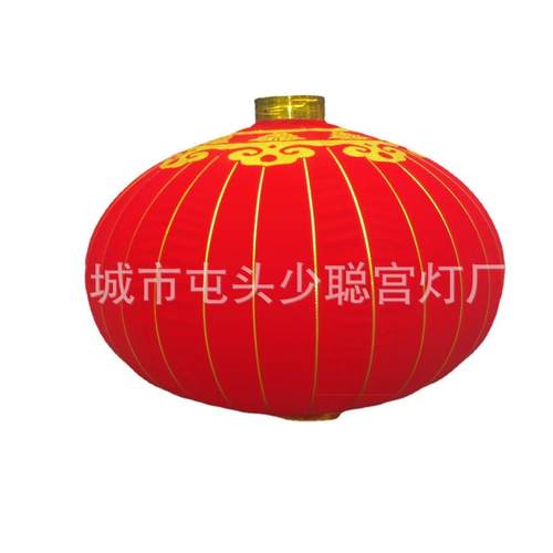供应铁口灯笼/钢丝广告灯笼/节日庆典植绒灯笼大型红灯笼 - 图2