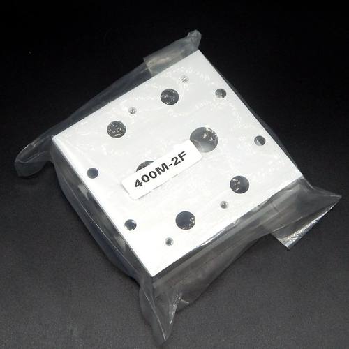 电磁阀底座4V410-15连接汇流板400M-2F3F4F5F6F7F8F9F10F12F位联 - 图0