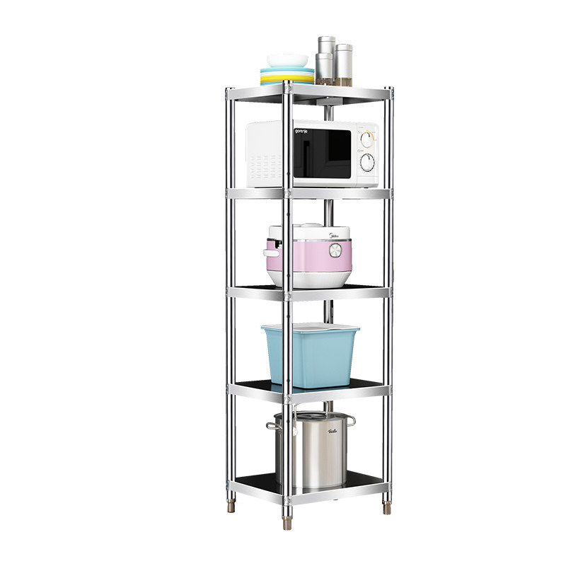 夹缝置物架不锈钢缝隙储物架落地多层置地式角架墙角厨房拐角货架,淘宝优惠券,粉丝福利购,淘宝优惠卷