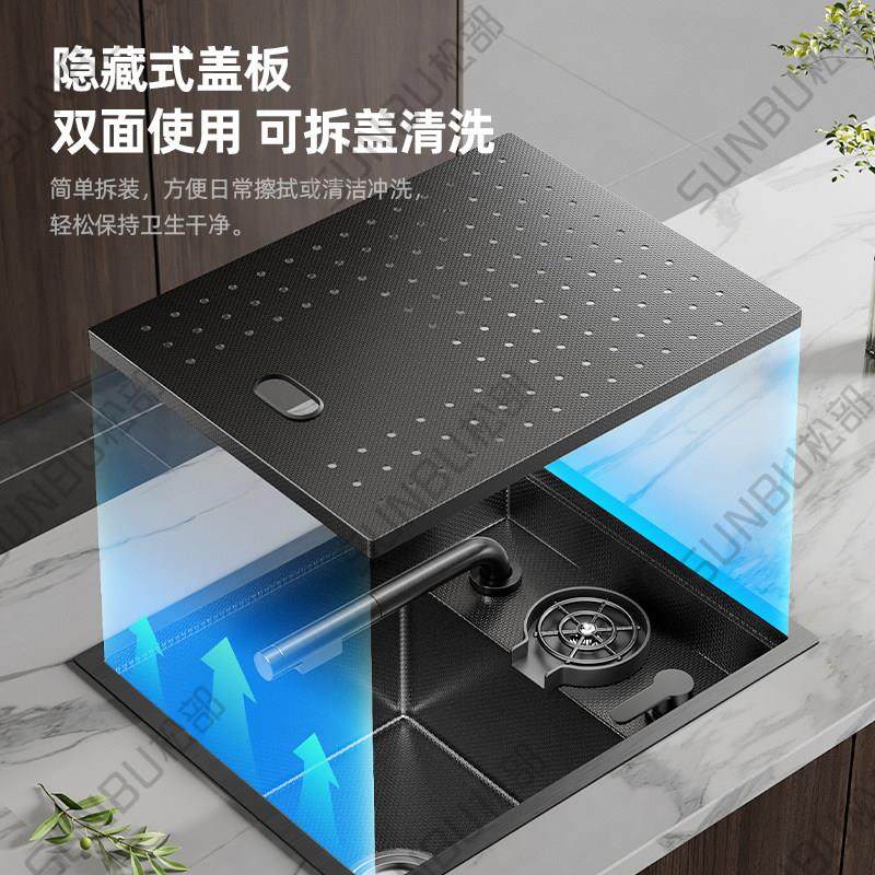 SUS304不锈钢水吧台水槽隐形水槽洗杯器水槽隐藏式水槽中岛台水槽,淘宝优惠券,粉丝福利购,淘宝优惠卷