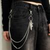 Trouser chain waist chain belt decorative chain punk ins chain