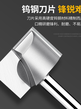 6mm柄雕刻机刀具木工铣刀清底刀铣底倒边台面铣底刀修边机刀头