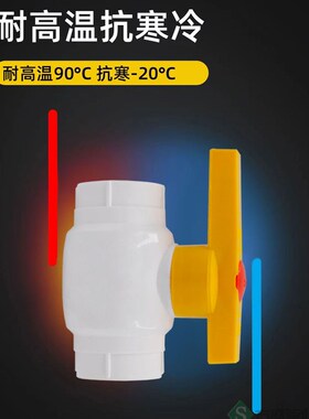 PPR大流量钢芯球阀 4分/6分/1寸PPR球阀40 50 63铜芯球阀水管配件