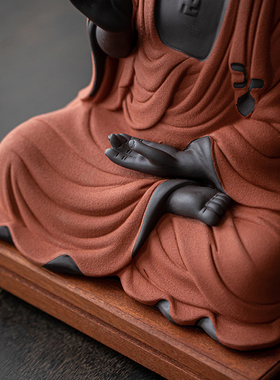 如来佛祖大号佛像摆件陶瓷紫砂释迦摩尼坐像禅意家居客厅玄关装饰