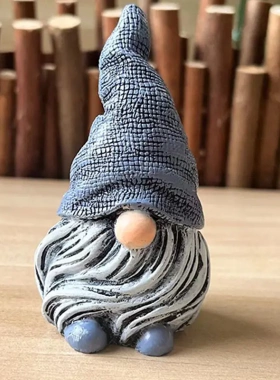 新品热销白胡子老人树脂工艺品装饰品家居客厅桌面小摆件