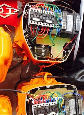 沪工环链电动葫芦220V1/2/3吨t链条固定运行式起重吊机提升机380V