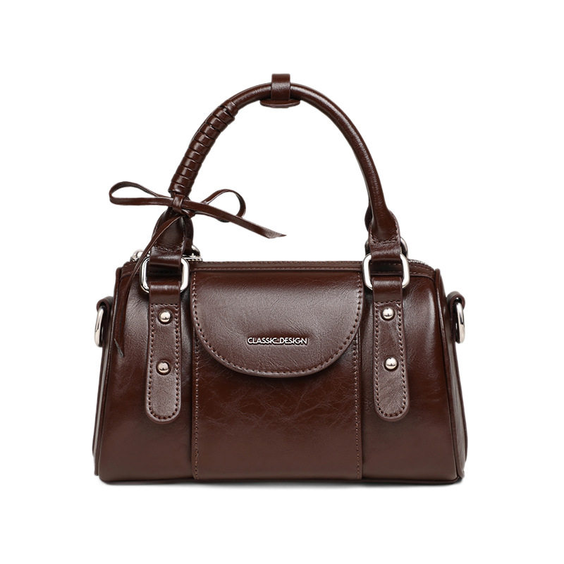 阿贝莉包包女式2025秋冬新款斜挎包女包真皮手提波士顿包保龄球包,淘宝优惠券,粉丝福利购,淘宝优惠卷