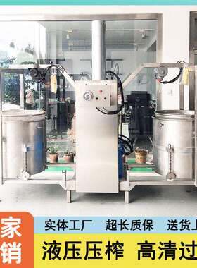 南梨果梨膏熬制成套设备自动过滤杂质梨榨汁压榨机桑葚膏压榨机