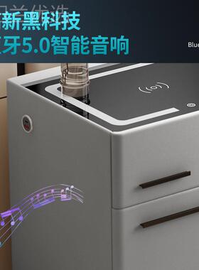 智能YXP床头柜保险柜隐形一体家小用型代现简约卧室实木码保险箱x