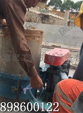 1250卡箍切桩机 混凝土柱子切割机 实心桩滑道切割机