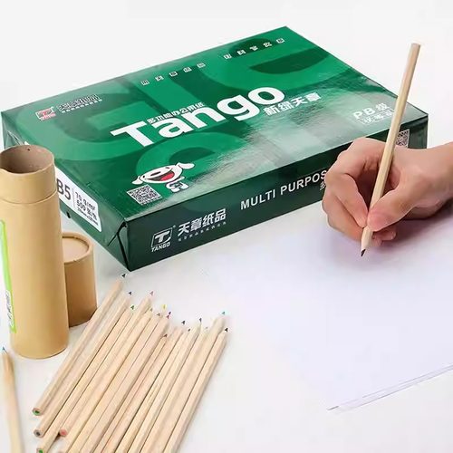 【新绿天章官方专卖店】新绿天章70g/B5/16K/B4/8K复印纸打印纸试卷画图专用白纸单包装500张包邮 - 图2