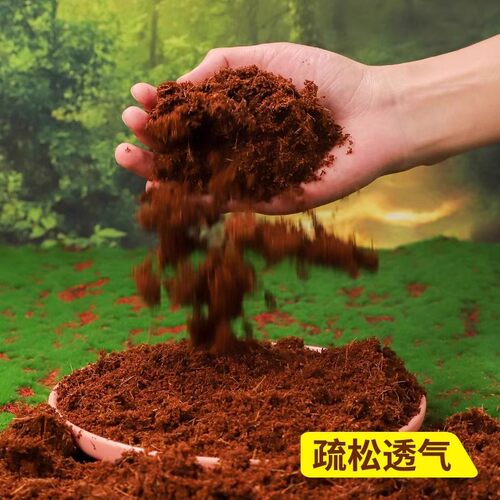 椰砖营养土通用型养花椰糠植物花土种菜泥土脱盐肥多肉土壤种植土-图2