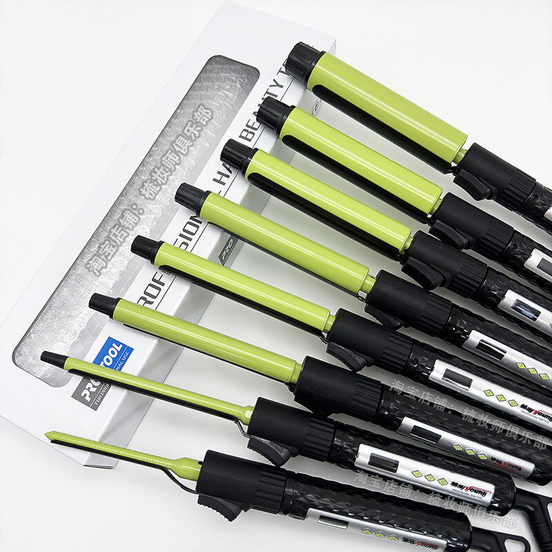 美扬电卷发棒可360度旋转可调温陶瓷超细6号9 13 16 大号 28 32号 - 图0