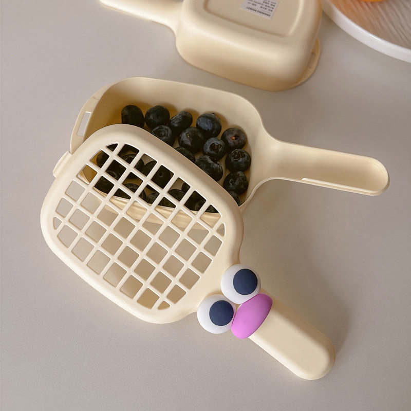 ins网红多巴胺沥水篮手柄便携水果洗草莓神器厨房收纳筐野餐露营,淘宝优惠券,粉丝福利购,淘宝优惠卷