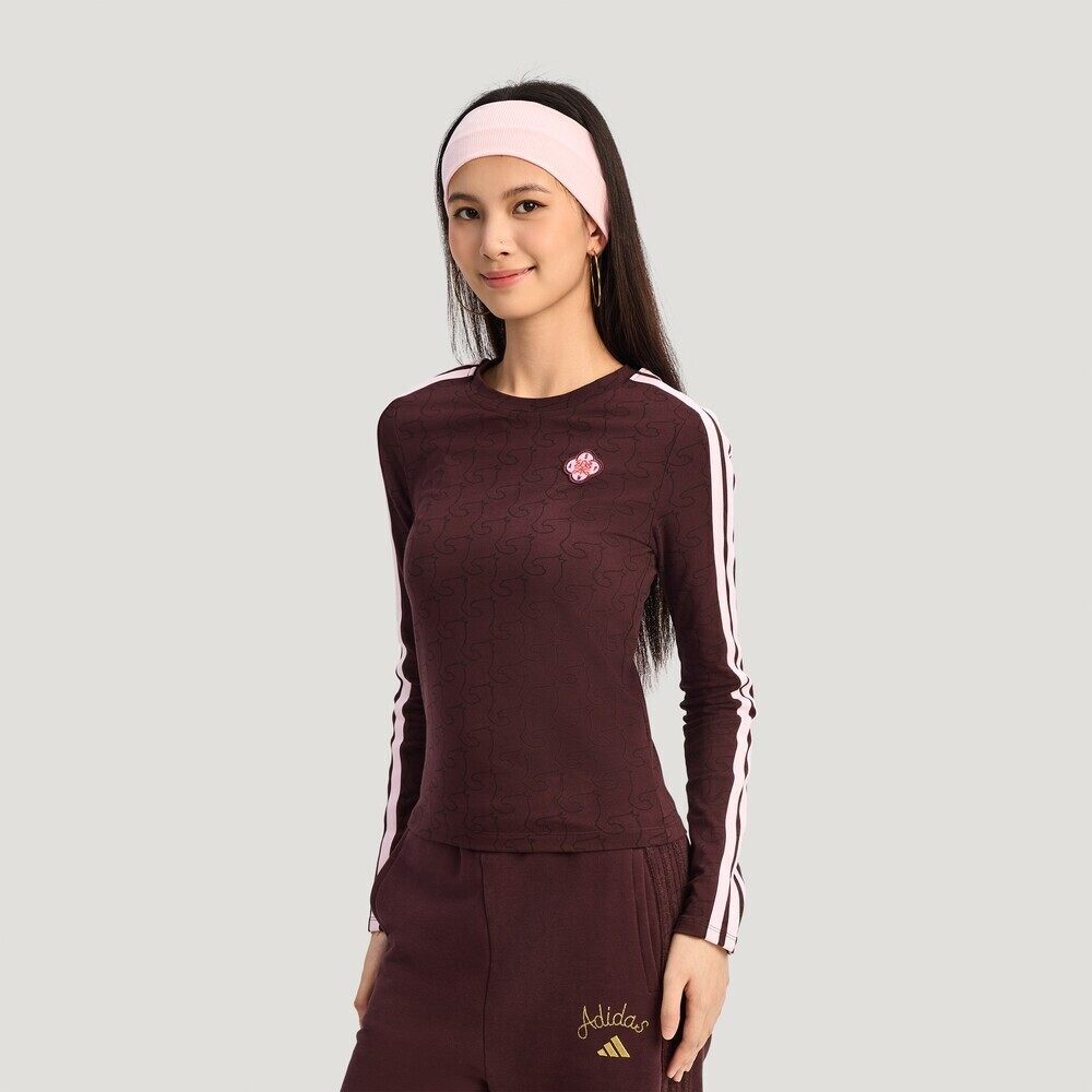 【自营】adidas阿迪达斯女子运动休闲长袖T恤KW4678,淘宝优惠券,粉丝福利购,淘宝优惠卷