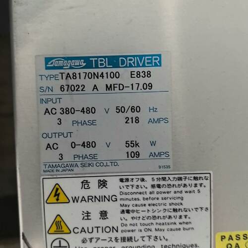 询》多摩川Tamagawa变频器驱动器55kw - 图0