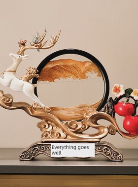 办公室装饰饰品鹿创意客厅电视柜桌面装饰家居中国风新家居饰品