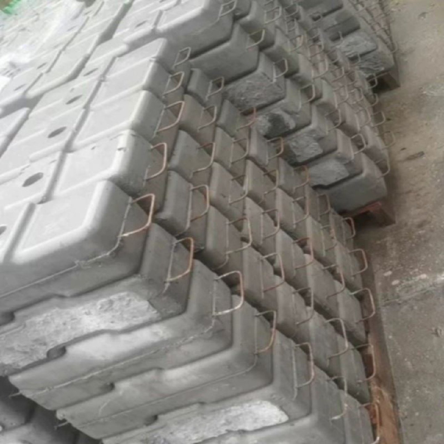 吊篮配重块25kg水泥配重块实心混凝土块提升降机电梯桁架配重块,淘宝优惠券,粉丝福利购,淘宝优惠卷