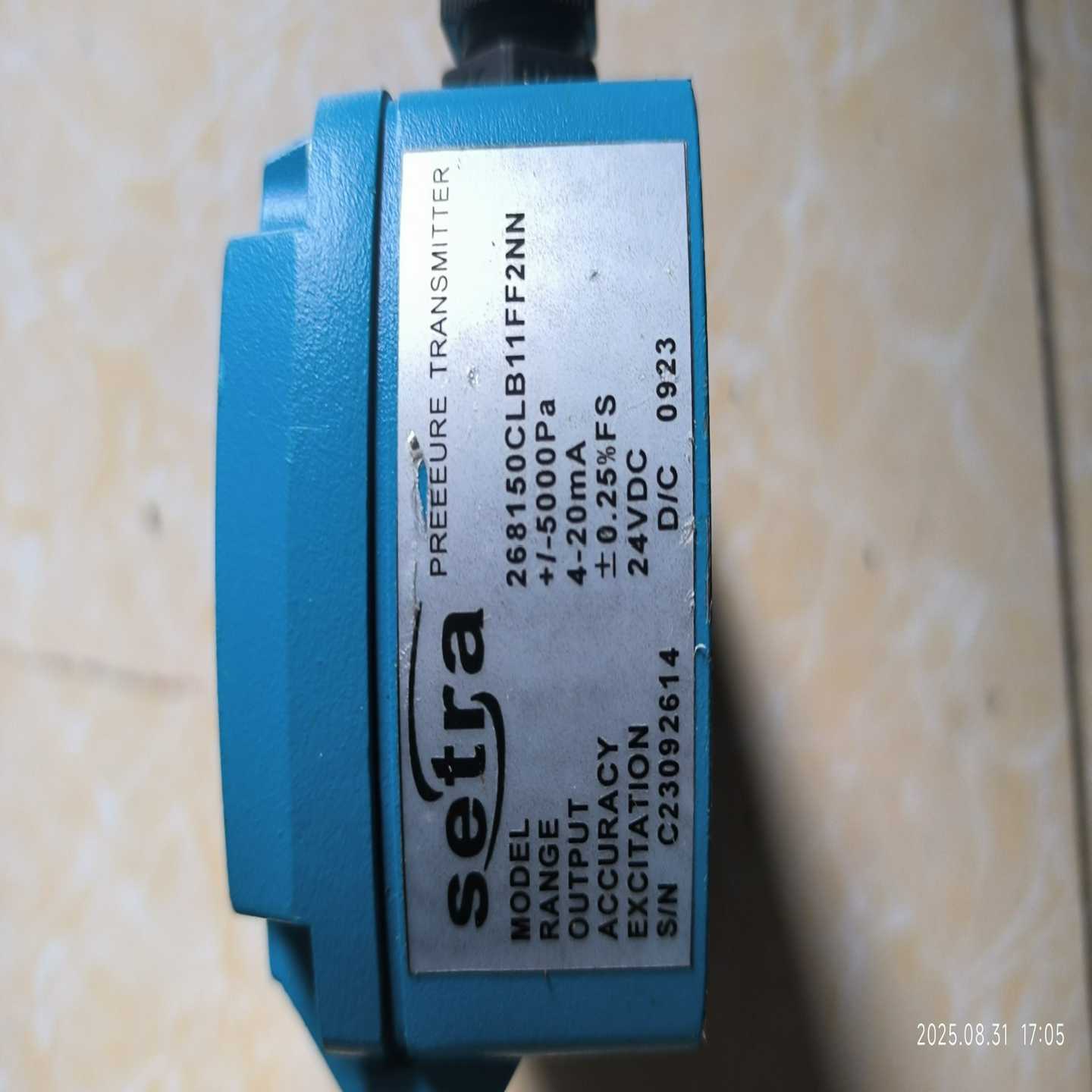 西特SETRA压力传感器268150CLB11FF2NN,蓝议价 - 图0