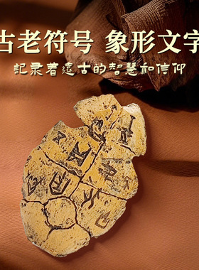 国潮亲子DIY互动手工模型甲骨文