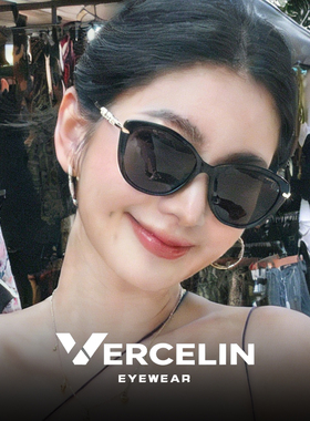 大牌古早感显瘦墨镜女近视带度数