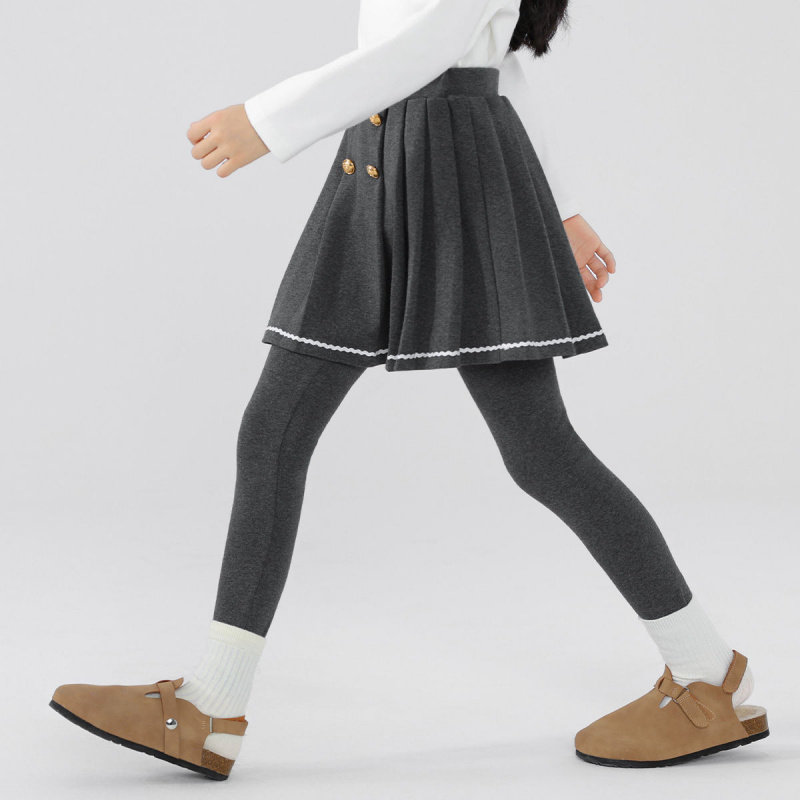 女童加绒加厚打底裤裙秋冬新款儿童假两件裙裤中大童女孩百褶裙子,淘宝优惠券,粉丝福利购,淘宝优惠卷