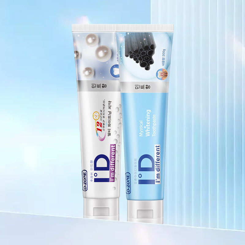 【自营】韩国进口欧志姆牙膏清新口气亮白去牙渍180g防蛀固齿