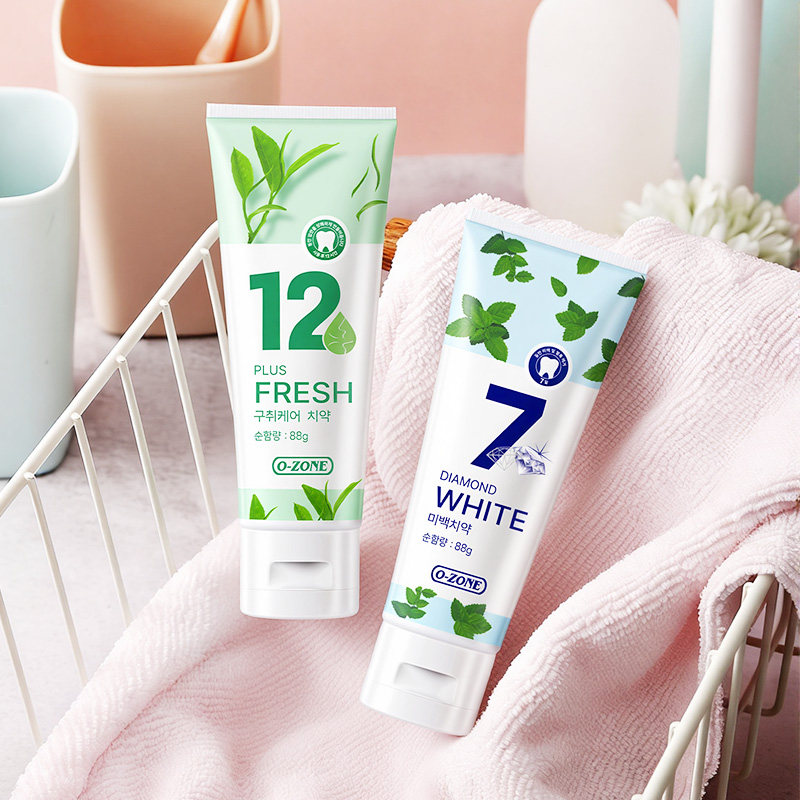 【自营】o-zone欧志姆韩国进口酵素美白去渍去口臭清新护龈牙膏