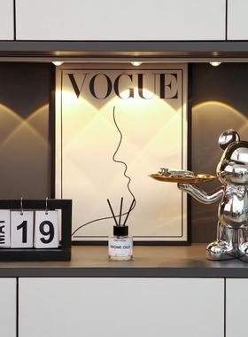 现代玄关柜摆件轻奢简约高档装饰品客厅电视柜鞋柜进门口钥匙收纳