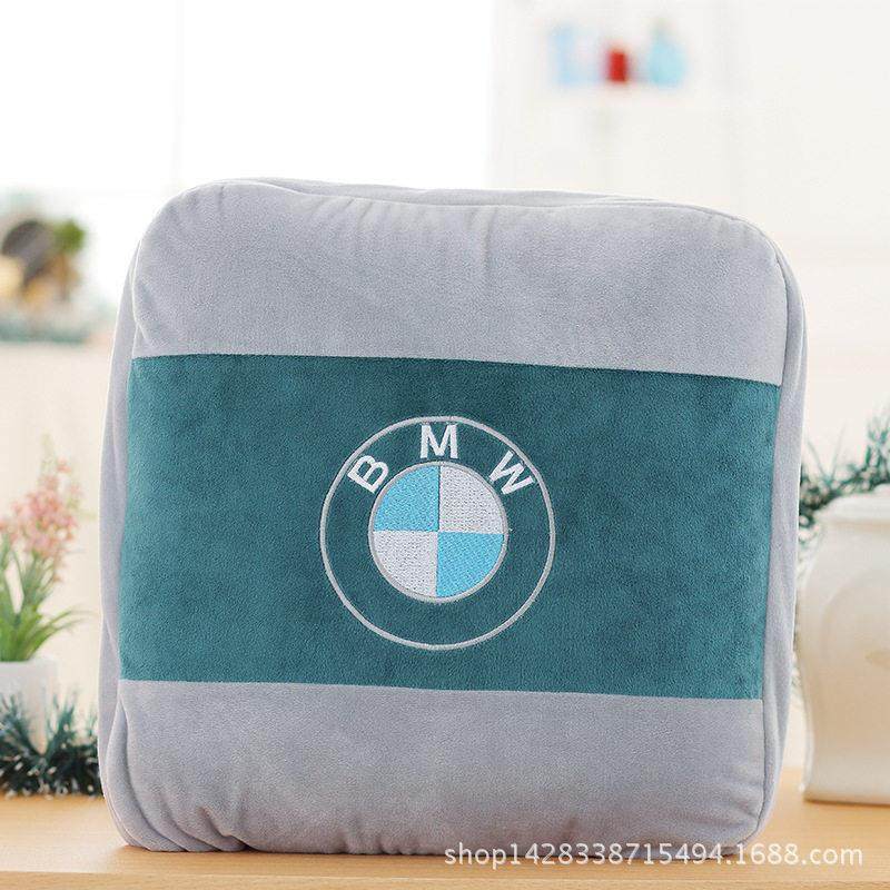 汽车标抱枕被子两用4S店礼品多功能靠垫毯子珊瑚绒靠背一体空调被,淘宝优惠券,粉丝福利购,淘宝优惠卷