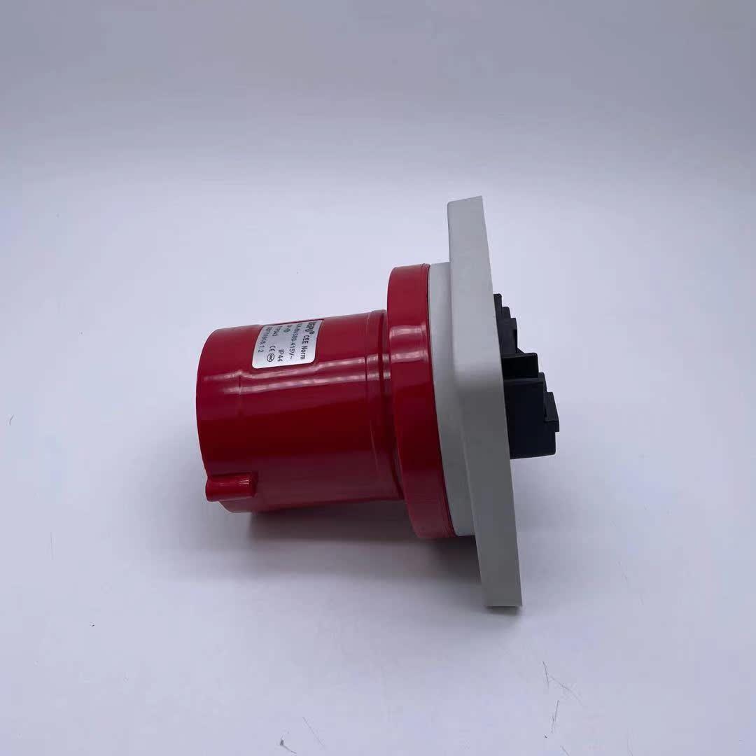WEIPU威浦TYP543 工业插头暗装直式输入插座 63A P4 4芯 IP44正品 - 图0