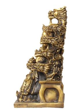 杨铜记 铜器铜九龙财神 铜工艺品摆件 九龙财神 九龙