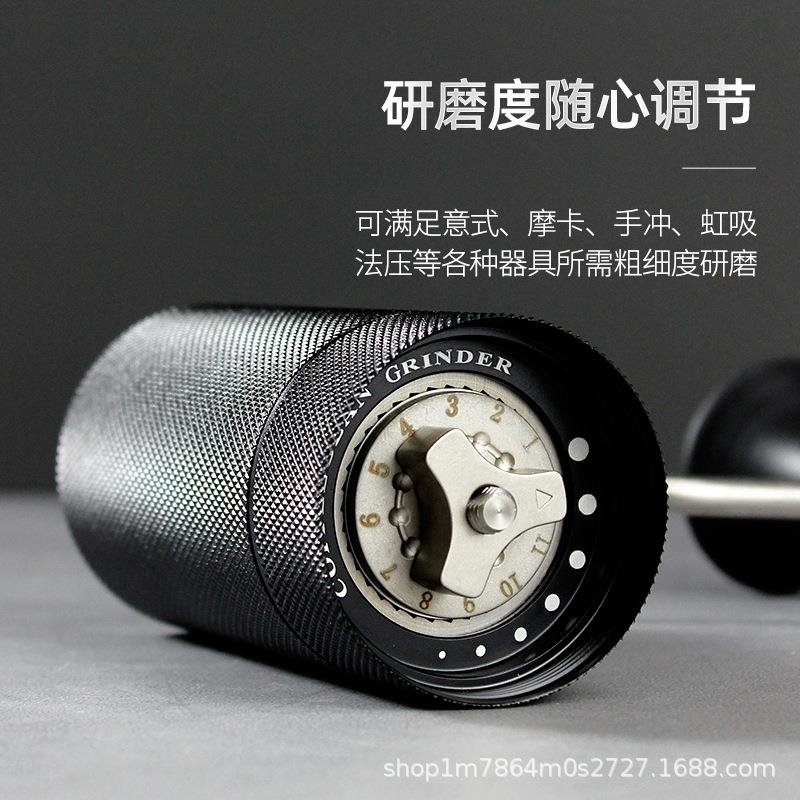 手动咖啡豆研磨机手磨咖啡机商用现磨咖啡器具家用便携手摇磨豆机 - 图2