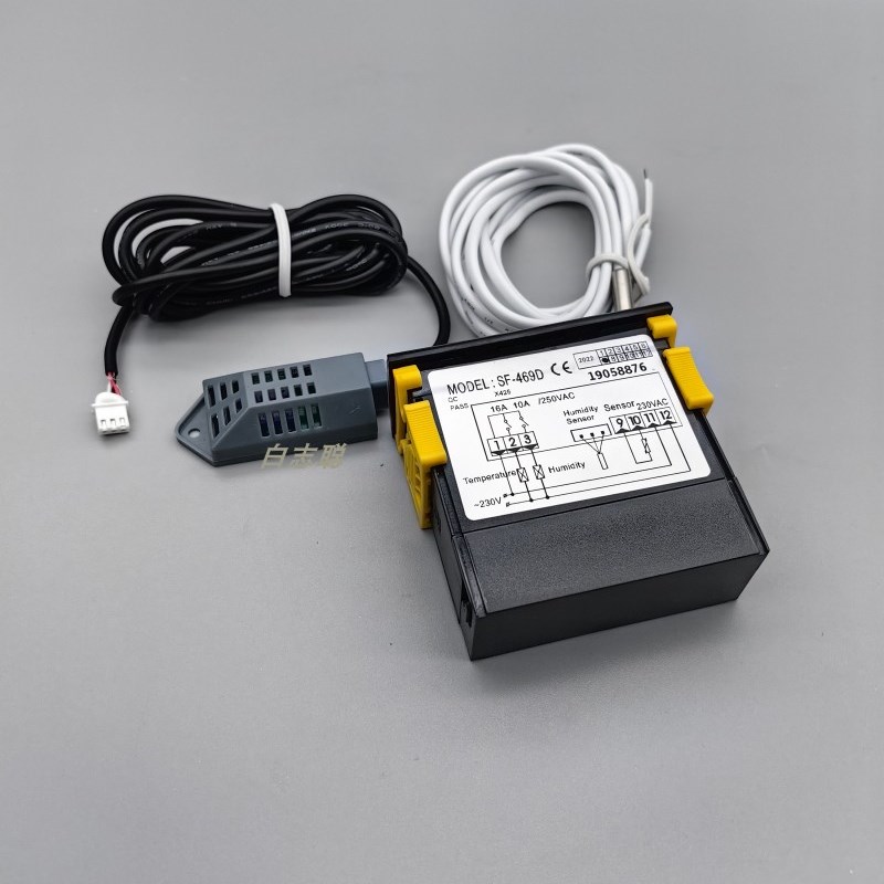 SF-469 温湿度控制器 温度湿度双 加控制双控双温控器温度器智能 - 图2