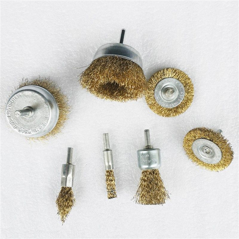6MM带柄碗型钢丝轮 打磨轮钢丝电动钢丝刷子除锈钢丝抛光轮包邮,淘宝优惠券,粉丝福利购,淘宝优惠卷