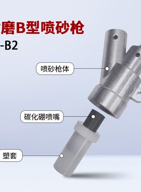 喷沙枪头气动除锈碳化硼喷嘴各种耐磨手动自动箱式喷砂机配件包邮