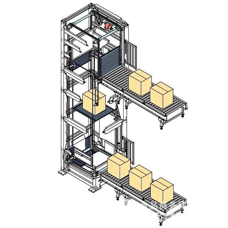 C字型垂直提升机 PLC控制智能自动连续物料输送辊筒往复式升降机,淘宝优惠券,粉丝福利购,淘宝优惠卷