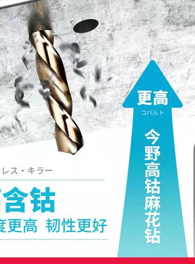 2-6mm麻花钻头不锈钢专用含钴打孔加长转头钻铁手电钻合金钻头