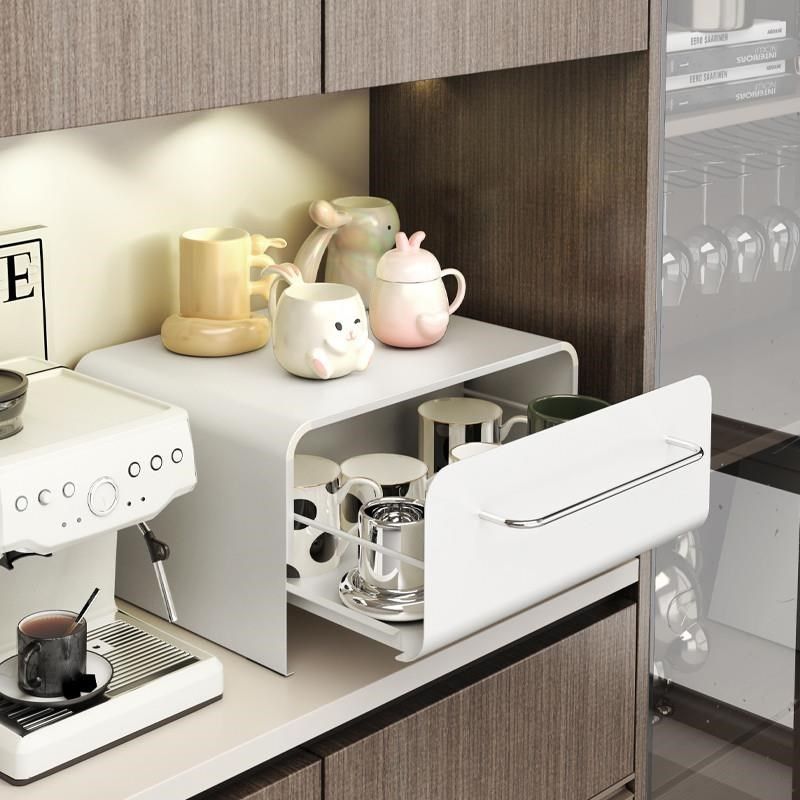 杯子防尘水杯置物架杯架收纳储物架茶具咖啡机台面马克杯收纳盒,淘宝优惠券,粉丝福利购,淘宝优惠卷