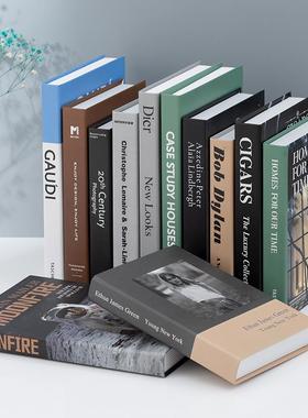 假书装饰摆件客厅装饰书仿真书酒柜书籍装饰品书架书柜拍照道具书