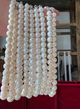 12-14mm巨大天然淡水珍珠项链送婆婆送妈妈配礼盒 支持复检保真