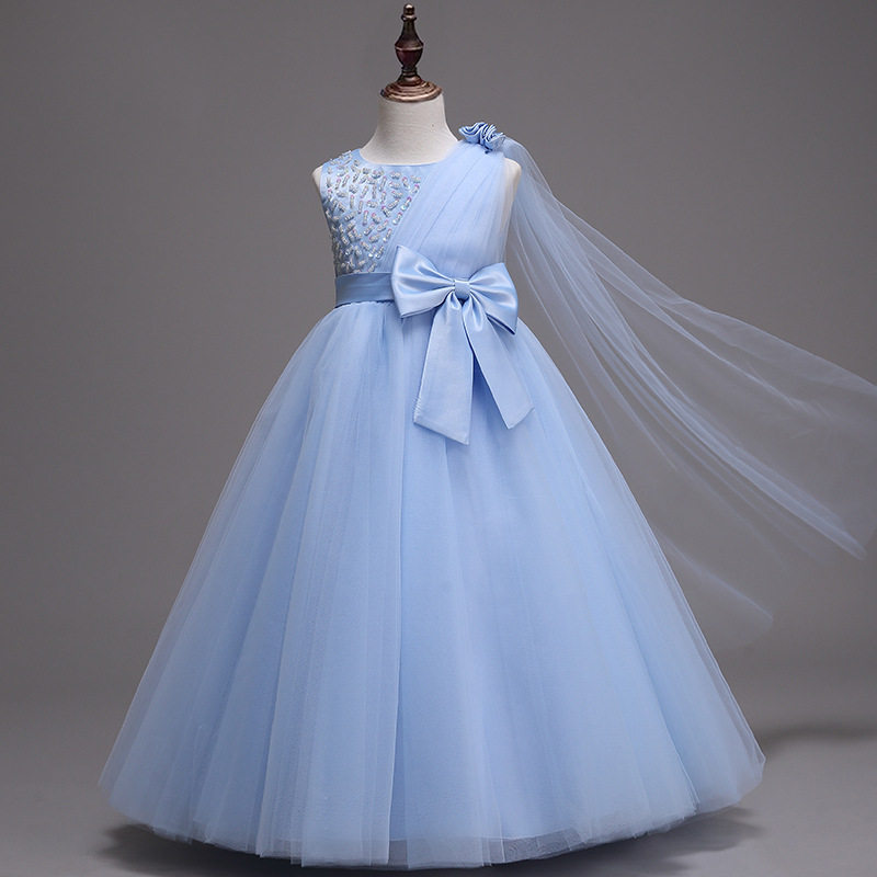 女童公主裙婚纱儿童晚礼服童装花童钢琴演出服小女孩蓬蓬纱连衣裙,淘宝优惠券,粉丝福利购,淘宝优惠卷