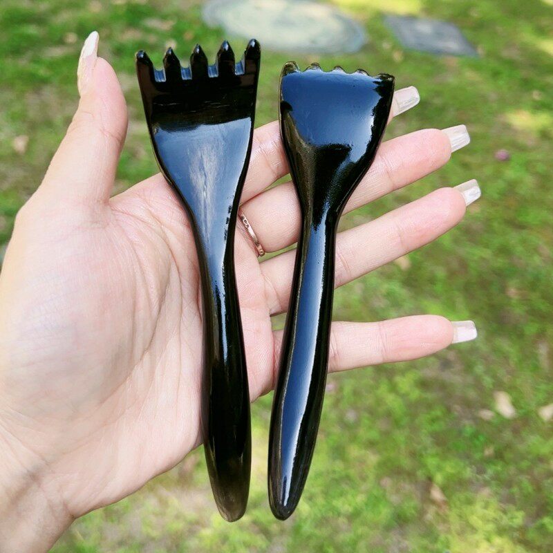 牛角抓耙头皮按摩改善睡眠白发掉发脱发牛角梳按摩头部经络护理,淘宝优惠券,粉丝福利购,淘宝优惠卷