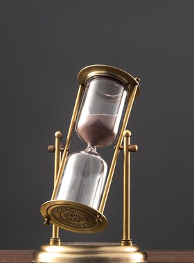 北欧现代轻奢创意个性沙漏计时器办公室桌面小摆件客厅家居装饰品